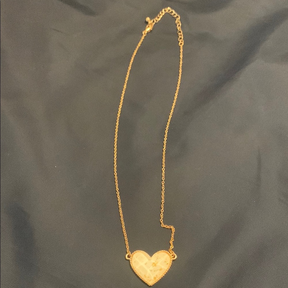 Kendra Scott Gold Heart Pendant Necklace